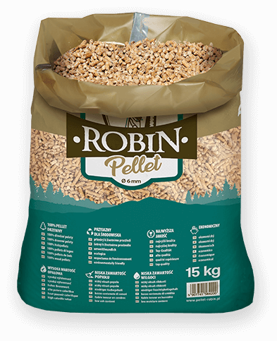 worek pelletu opałowego Robin do kupienia w Krapkowicach lub sklepie internetowym